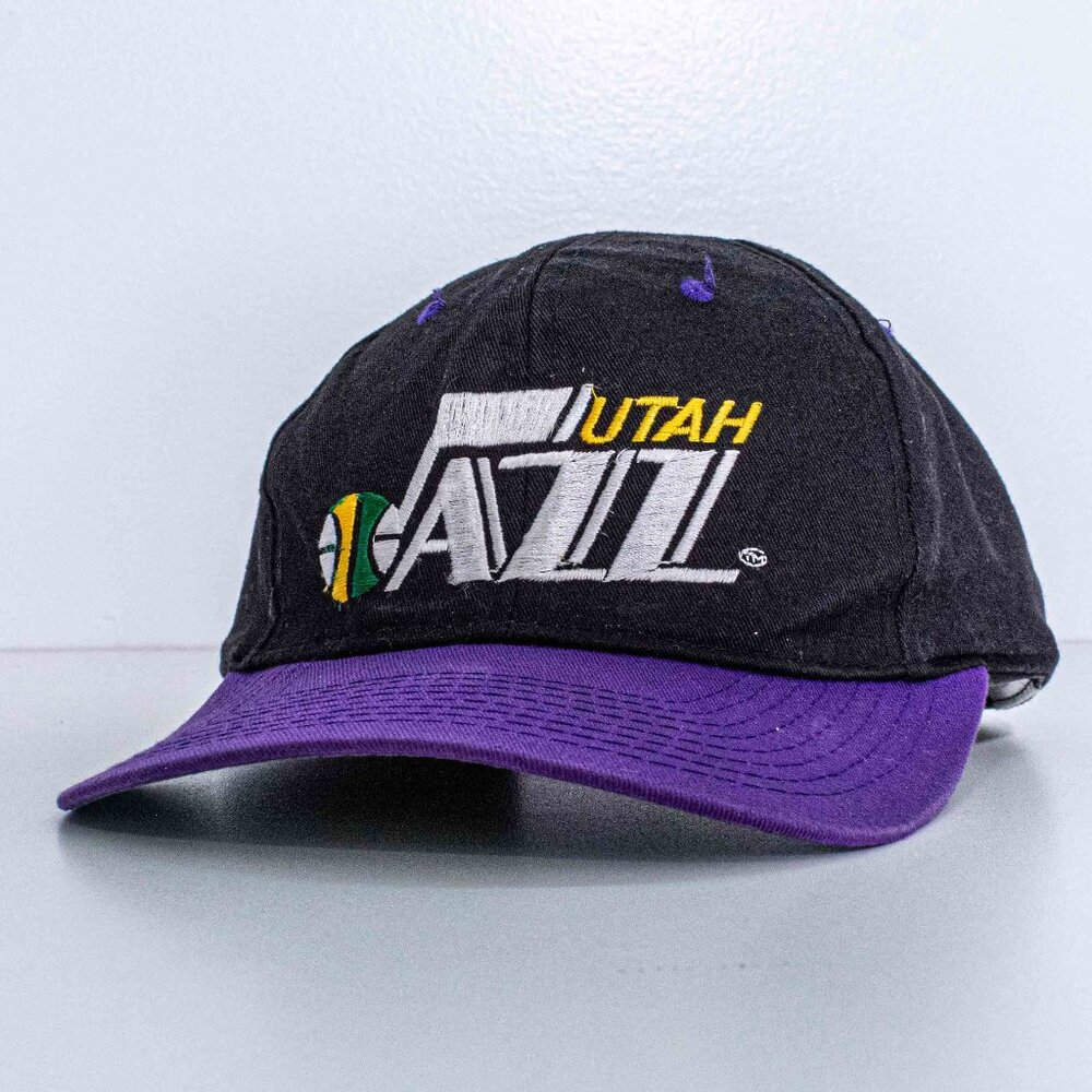 Utah Jazz NBA Competitor Snapback Hat Basketball VTG 90s Streetwear